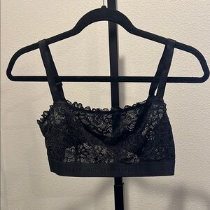 Victoria's Secret Black Lace Bra Intimates NWOT